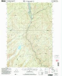 LOON LAKE, ID HISTORICAL MAP GEOPDF 7.5X