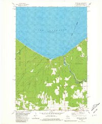 ORONTO BAY, WI-MI HISTORICAL MAP GEOPDF
