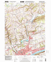 BLOOMSBURG, PA HISTORICAL MAP GEOPDF 7.5