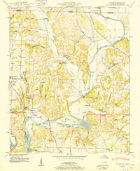 SALEM, AL-TN HISTORICAL MAP GEOPDF 7.5X7