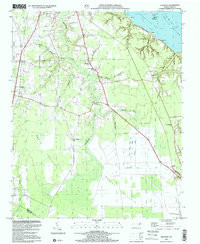 HACKNEY, NC HISTORICAL MAP GEOPDF 7.5X7.