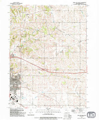 IOWA CITY EAST, IA HISTORICAL MAP GEOPDF