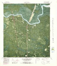 WOODBINE, GA HISTORICAL MAP GEOPDF 7.5X7