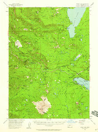 WALDO LAKE, OR HISTORICAL MAP GEOPDF 15X