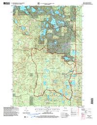 DELTA, WI HISTORICAL MAP GEOPDF 7.5X7.5