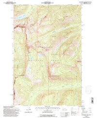 SUNBURST LAKE, MT HISTORICAL MAP GEOPDF
