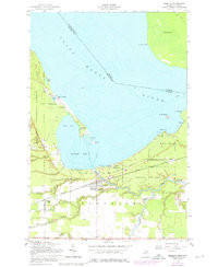 BRIMLEY, MI HISTORICAL MAP GEOPDF 7.5X7.