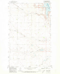 DRY LAKE, MT HISTORICAL MAP GEOPDF 7.5X7