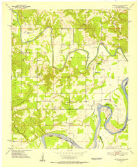 FROGVILLE, OK-TX HISTORICAL MAP GEOPDF 7