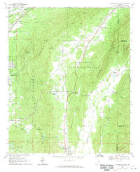 JACKSONVILLE EAST, AL HISTORICAL MAP GEO