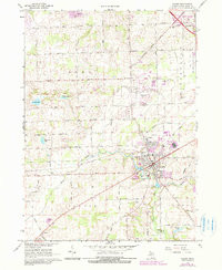 SALINE, MI HISTORICAL MAP GEOPDF 7.5X7.5