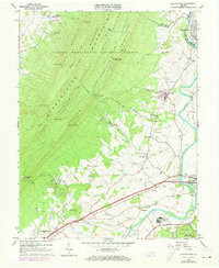 ELKTON WEST, VA HISTORICAL MAP GEOPDF 7.