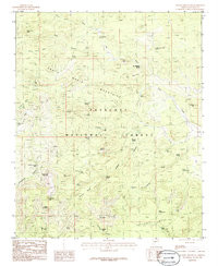 SEEPAGE MOUNTAIN, AZ HISTORICAL MAP GEOP