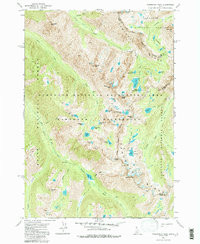 WARBONNET PEAK, ID HISTORICAL MAP GEOPDF