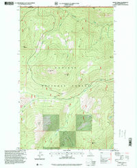SHORTY PEAK, ID HISTORICAL MAP GEOPDF 7.