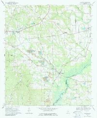 GLENWOOD, AL HISTORICAL MAP GEOPDF 7.5X7