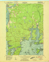 ADDISON, ME HISTORICAL MAP GEOPDF 7.5X7.
