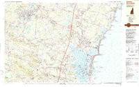 EXETER, NH-MA HISTORICAL MAP GEOPDF 7.5X