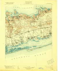 ISLIP, NY-CT HISTORICAL MAP GEOPDF 30X30