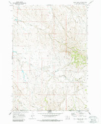 BELLE CREEK SW, MT-WY HISTORICAL MAP GEO