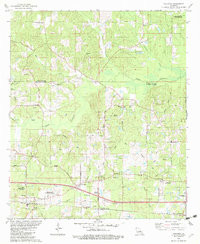 CALHOUN, LA HISTORICAL MAP GEOPDF 7.5X7.