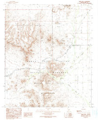 BATES WELL, AZ HISTORICAL MAP GEOPDF 7.5