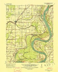 PORTAGEVILLE, MO-TN-KY HISTORICAL MAP GE