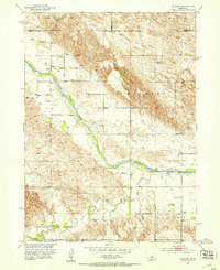 MILBURN, NE HISTORICAL MAP GEOPDF 7.5X7.