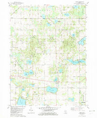 JONES, MI HISTORICAL MAP GEOPDF 7.5X7.5