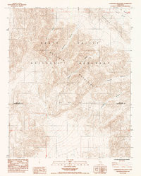 CONFIDENCE HILLS WEST, CA HISTORICAL MAP