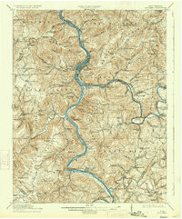 BIG BEND, WV HISTORICAL MAP GEOPDF 15X15