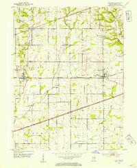 CLAYTON, IN HISTORICAL MAP GEOPDF 7.5X7.