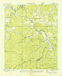 COOSA BALD, GA HISTORICAL MAP GEOPDF 7.5