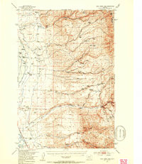 DUCK CREEK PASS, MT HISTORICAL MAP GEOPD