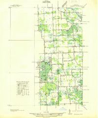 HIGHLAND, MI HISTORICAL MAP GEOPDF 7.5X7