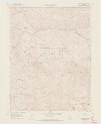 CROCKETT PEAK, CA HISTORICAL MAP GEOPDF