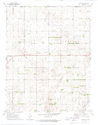 BELPRE NW, KS HISTORICAL MAP GEOPDF 7.5X