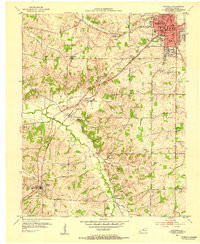 MAYFIELD, KY HISTORICAL MAP GEOPDF 7.5X7