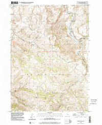 HIGHAM PEAK, ID HISTORICAL MAP GEOPDF 7.
