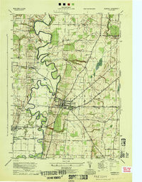 GENESEO, NY HISTORICAL MAP GEOPDF 7.5X7.