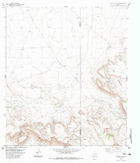 CACTUS FLAT, TX HISTORICAL MAP GEOPDF 7.