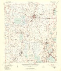 STARKE, FL HISTORICAL MAP GEOPDF 15X15 G