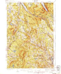 LYNDONVILLE, VT HISTORICAL MAP GEOPDF 15