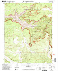 BLACK STEER CANYON, UT HISTORICAL MAP GE