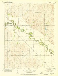 TRENTON, KS HISTORICAL MAP GEOPDF 7.5X7.