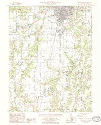 EFFINGHAM SOUTH, IL HISTORICAL MAP GEOPD
