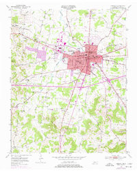 LEBANON, TN HISTORICAL MAP GEOPDF 7.5X7.