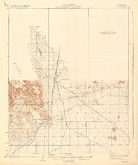 YUCCA, AZ HISTORICAL MAP GEOPDF 15X15 GR
