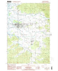 TILLAMOOK, OR HISTORICAL MAP GEOPDF 7.5X