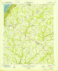 DUTTON, AL HISTORICAL MAP GEOPDF 7.5X7.5